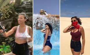 Nourhène Hocini en vacances pour une vidéo sur YouTube
