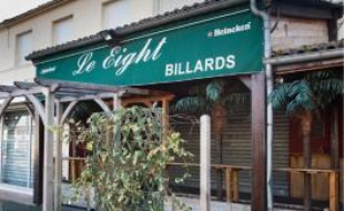 La salle de billard «Le Eight», hier.