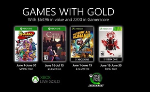 Games with Gold: voici les 4 jeux offerts sur Xbox en juin