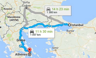 On espère que le conducteur fera des pauses pipi...