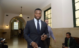 50 Cent au tribunal à Manhattan, le 21 juillet 2015.