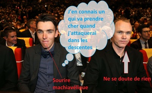 Romain Bardet et Chris Froome