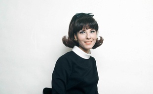 La speakerine Denise Fabre en 1961