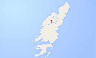 L'île de Colonsay au large de l'Ecosse.