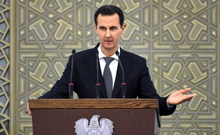 Le président syrien Bachar al-Assad à Damais le 17 février 2019.