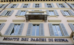 La banque italienne Banca Monte dei Paschi di Sienna