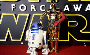 R2D2 et C3PO, héros de Star Wars