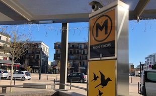 A la station de métro