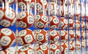 Les boules de loto utilisées pour le tirage de l'Euro Millions