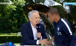 Capture d'écran de Mbappé avec CJP