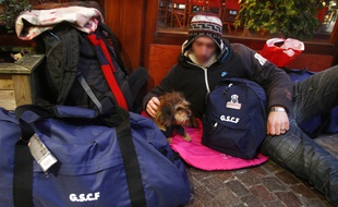 Le "kit de survie" pour les SDF du GSCF.