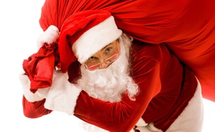 Le père Noël surcharge nos placards.