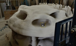 L’imprimante 3D finalise le récif.