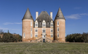 Le château de Saint-Elix, 25 pièces dont 24 chambres.