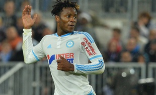 L'attaquant de l'OM Michy Batshuayi, en décembre 2015, à Bordeaux.