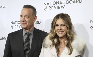 (Illustration) L'acteur Tom Hanks et son épouse Rita Wilson, à New York en septembre 2018.