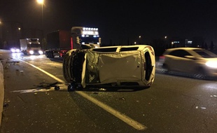 Un accident a eu lieu le 24 janvier 2017 au petit matin, sur l'autoroute A64 près de Toulouse.
