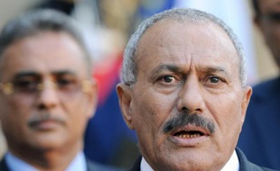 L'ancien président yéménite Ali Abdallah Saleh, le 12 octobre 2010 à Paris