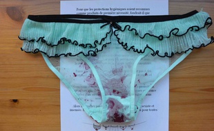 Culotte envoyée par le collectif Culotte Gate.