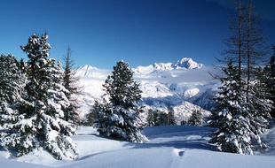illustration de La Plagne, en Savoie.