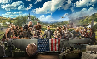 Un artwork de «Far Cry 5», prévu pour le 27 février 2018.