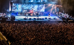 Vue d'ensemble du concert des Foo Fighters à l'O2 Arena de Londres mardi dernier