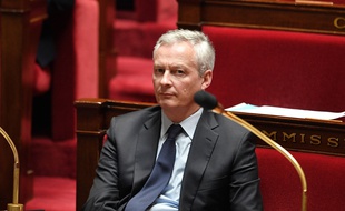 Bruno Le Maire lors de l'intervention d'Edouard Philippe à l'Assemblée, mardi.