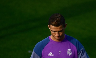 Cristiano Ronaldo à l'entraînement le 2 décembre 2016.