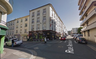 La rue Amiral Linois à Brest où l'homme devait dormir après la soiré.
