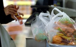 Les sacs plastiques fins sont interdits à la distribution depuis juillet 2016.
