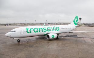 Un avion de la compagnie Transavia.