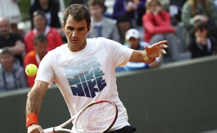 Roger Federer à Paris durant Roland-Garros, le 3 juin 2013.