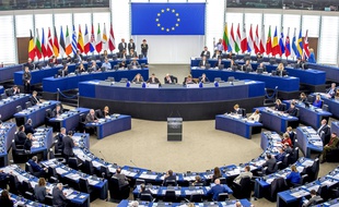 Le parlement européen, à Strasbourg