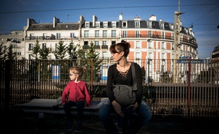 Illustration d'une famille monoparentale.