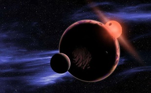 Une illustration de naine rouge