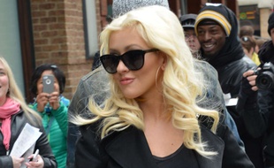 Christina Aguilera à Manhattan à New York en avril 2014.