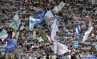 Des supporters de la Lazio Rome