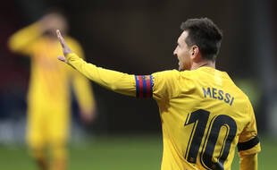 Lionel Messi lors de Barça-Atlético Madrid, le 21 novembre 2020.