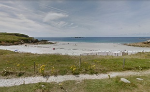 La plage de Pors Sévigné, à Plouarzel.