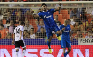 Hulk avait inscrit un spectaculaire doublé lors de la première journée de Ligue des champions à Valence (2-3) le 16 septembr.