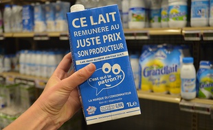 Depuis six mois, la marque C'est qui le patron?! vend un lait au cahier des charges défini par les consommateurs