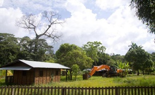 Nichée dans un entrelacs de monts, la petite commune de Saül, à 180 km au sud de Cayenne, au coeur d'une forêt équatoriale primaire à la biodiversité exceptionnelle, abrite une zone aurifère riche et historiquement convoitée.
