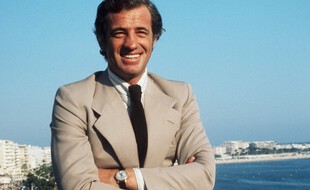 L'acteur Jean-Paul Belmondo à Cannes, en 1974, à l'occasion du Festival.