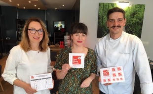 Ewelina Bayer (à gauche) a formé les restaurateurs Karine Degouve et Thibaut Fourdrinier aux allergies et intolérances alimentaires