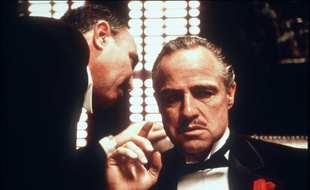 Marlon Brando, dans Le Parrain de Francis Ford Coppola