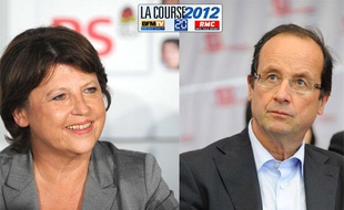 Martine Aubry et François Hollande