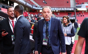 Stéphane Guy, lors du match entre Rennes et le PSG en août 2019.