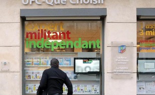 Le QG de l'association de consommateurs UFC-Que choisir, le 25 mars 2014 à Paris
