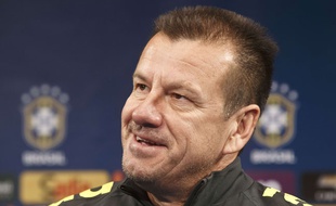Dunga s'est réjoui de la victoire face à l'équipe de France, le 26 mars 2015.