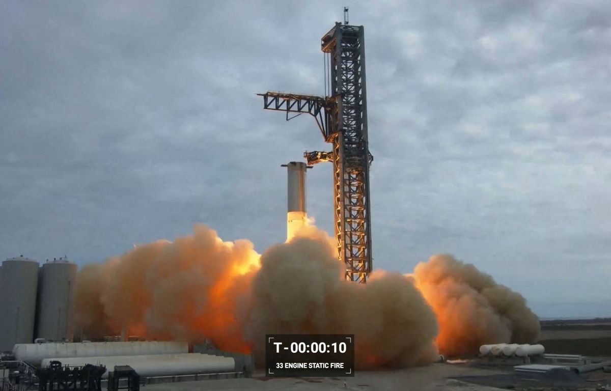 Spacex Un Premier Décollage En Mars Pour La Méga Fusée Starship